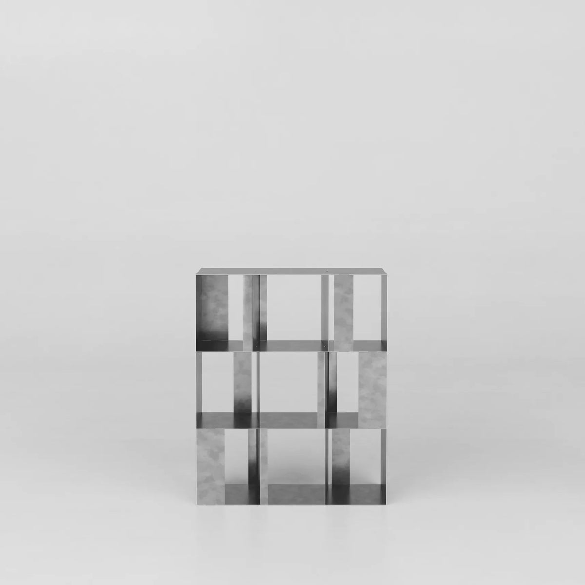 INFINITY BOOKSHELF, Scaffali, Acciaio inox spazzolato | ZinCuTec