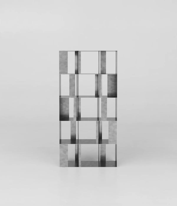 INFINITY BOOKSHELF modulares Edelstahlregal – Ansicht 1