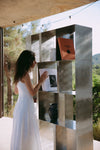 INFINITY BOOKSHELF modulares Edelstahlregal – Ansicht 5