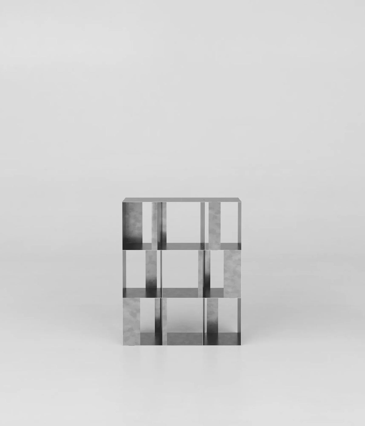 INFINITY BOOKSHELF modulares Edelstahlregal – Ansicht 6