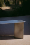 ZEN BENCH Sitzbank aus gebürstetem Edelstahl – Ansicht 7