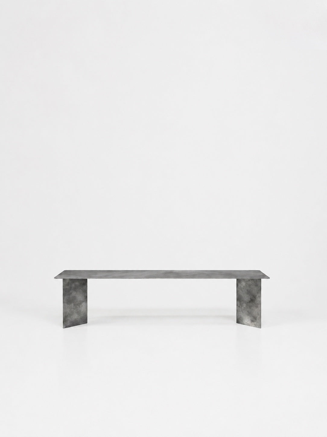 ZEN BENCH aus gebürstetem Edelstahl