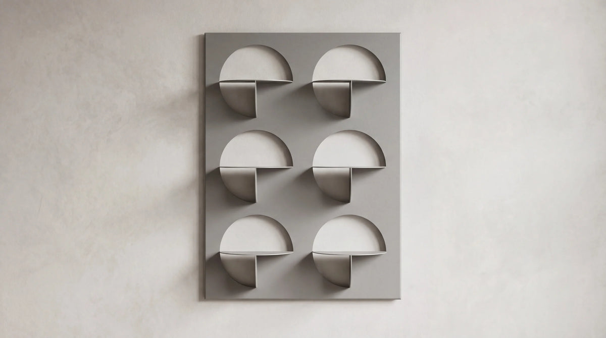 ORIGAMI, Étagères, Acier inoxydable brossé | ZinCuTec