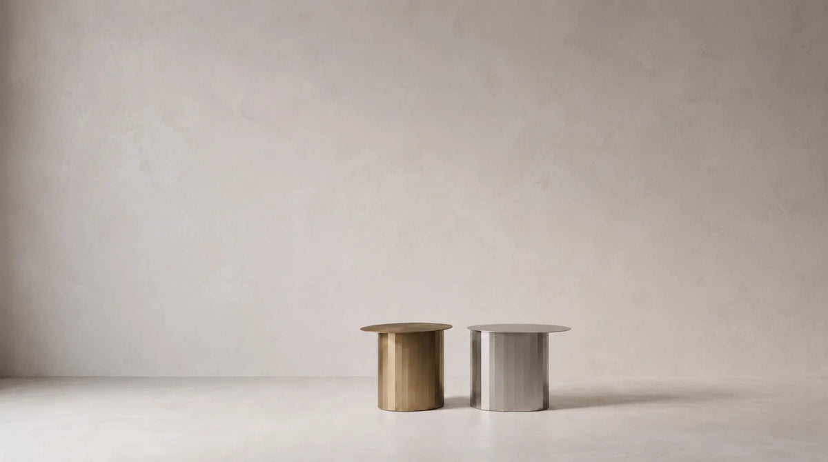 TUKKON SIDE TABLE, Beistelltische, Messing, brüniert | ZinCuTec