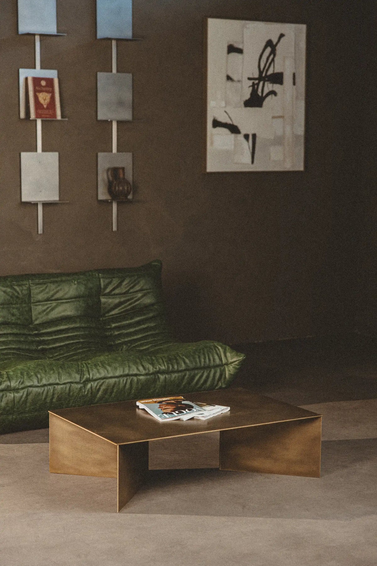 ZEN COFFEE TABLE Messing Couchtisch 4