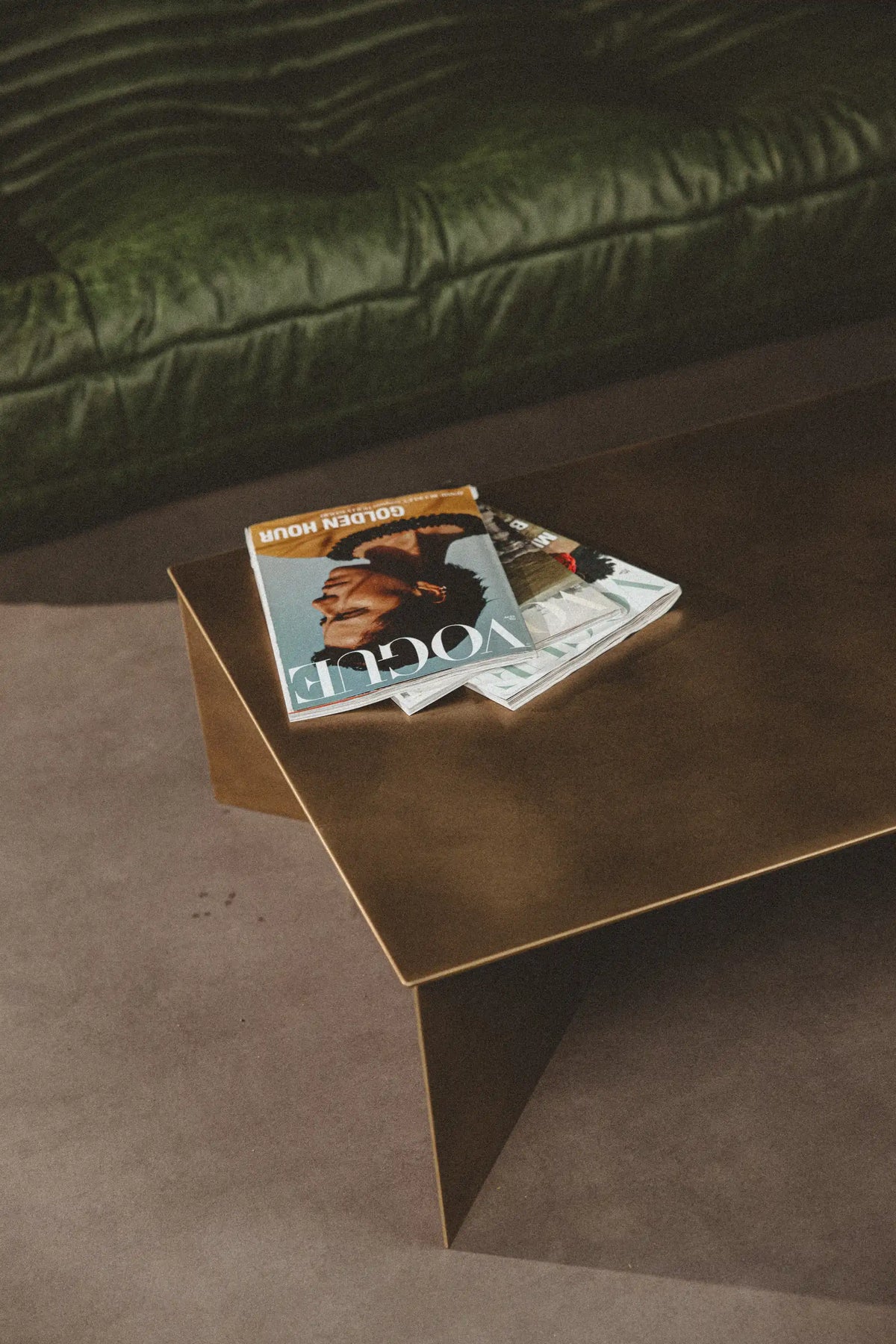 ZEN COFFEE TABLE Messing Couchtisch 6